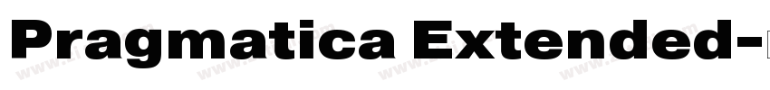 Pragmatica Extended字体转换